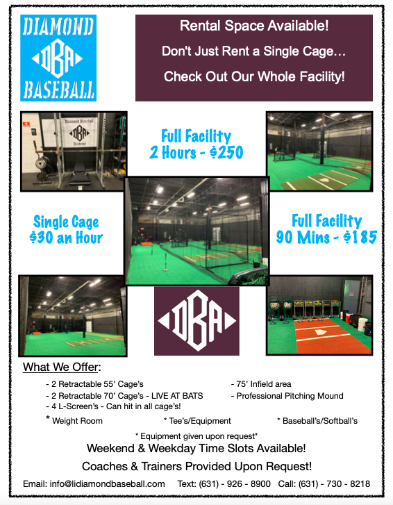 Indoor Facility Diamond Baseball Academy