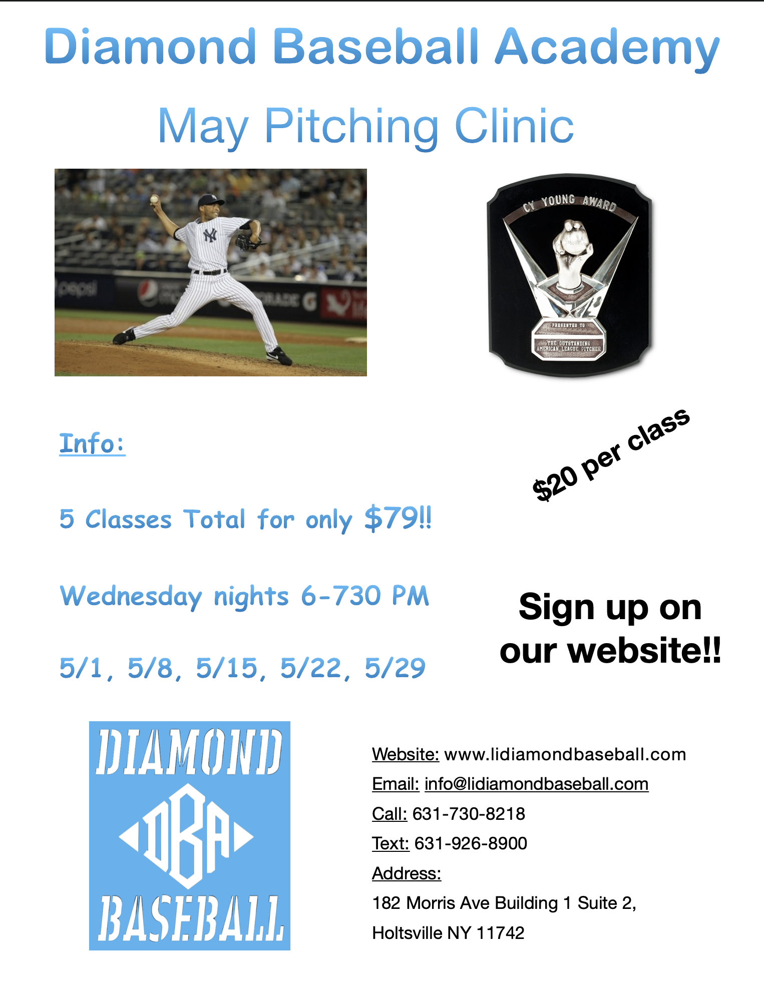 May Pitching clinic ss