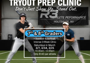 7th &amp; 8th Graders middle school tryouts baseball softball long island