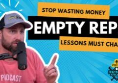 private lessons need to change empty reps