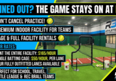 rent indoor baseball softball training facility long island team